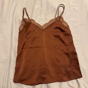 Abercrombie Satin Tank Top